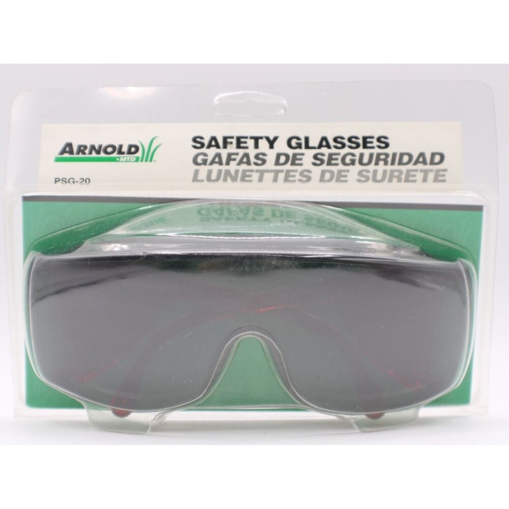 Arnold Safety Glasses PSG-20 Red Frames High Impact Protect OSFM USA Made NEW